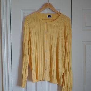 Cable Knit Button Down Cardigan